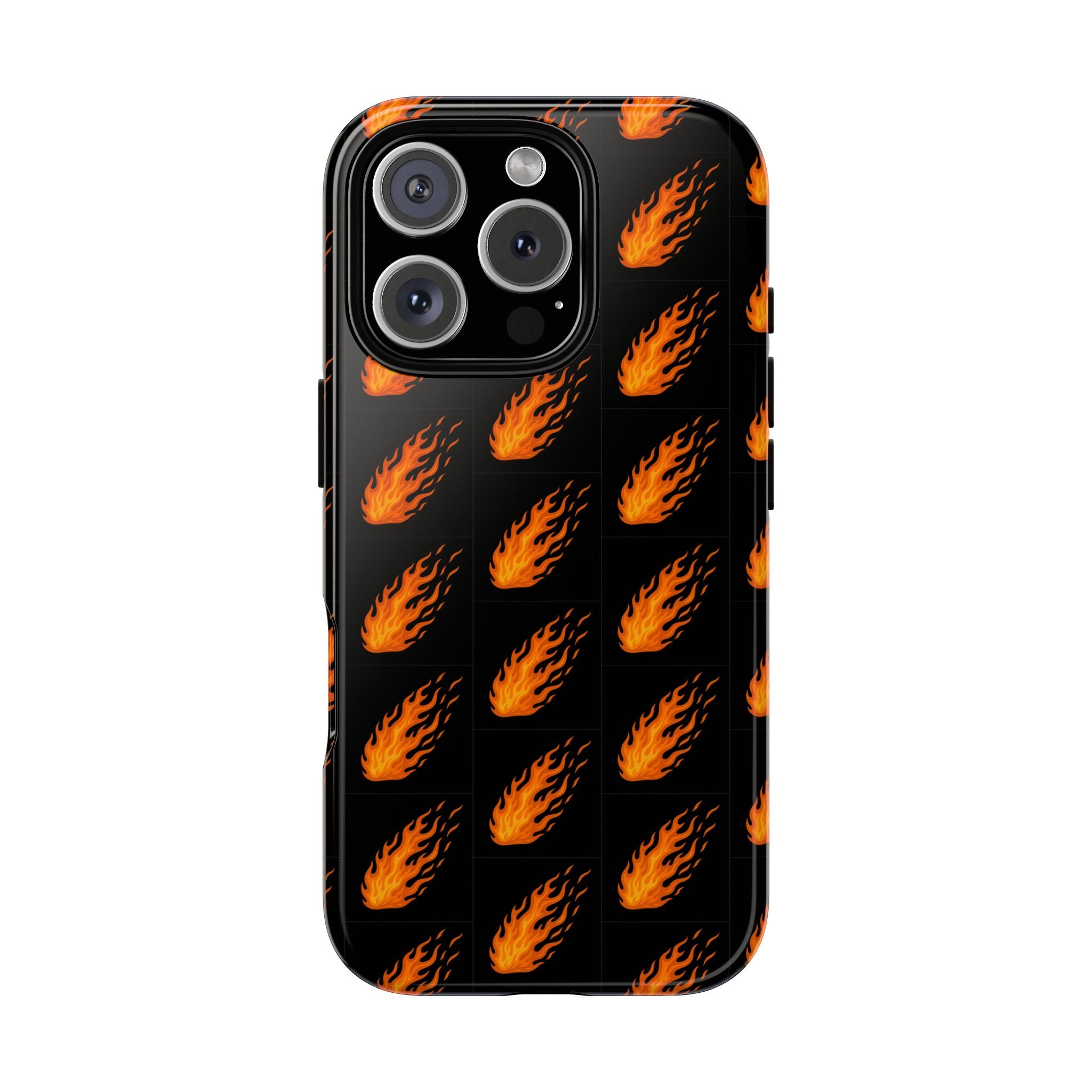Flame Pattern Phone Case | Tough Cases for Adventurers, Gifts for Fire Lovers, Unique Cellphone Covers, Birthday Accessories, Cool [...]