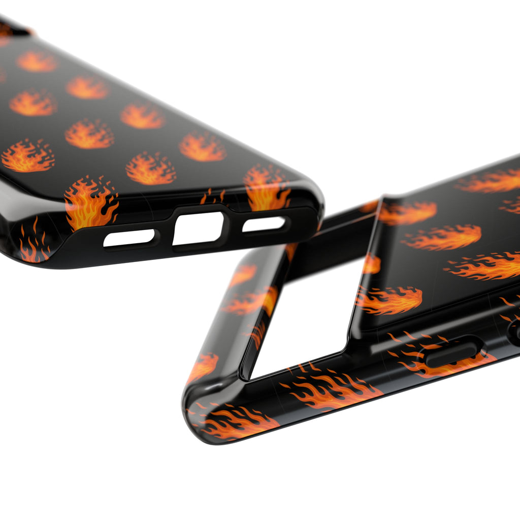 Flame Pattern Phone Case | Tough Cases for Adventurers, Gifts for Fire Lovers, Unique Cellphone Covers, Birthday Accessories, Cool [...]