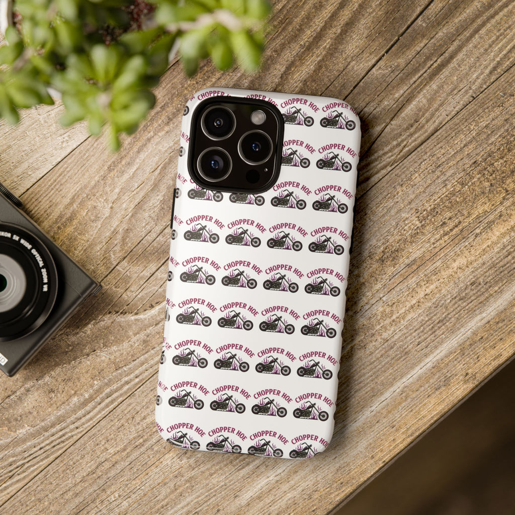 Chopper Hoe Phone Case, Tough Cases for Motorcycle Lovers, Biker Gifts, Custom Phone Cover, Cool Accessory for Him/Her