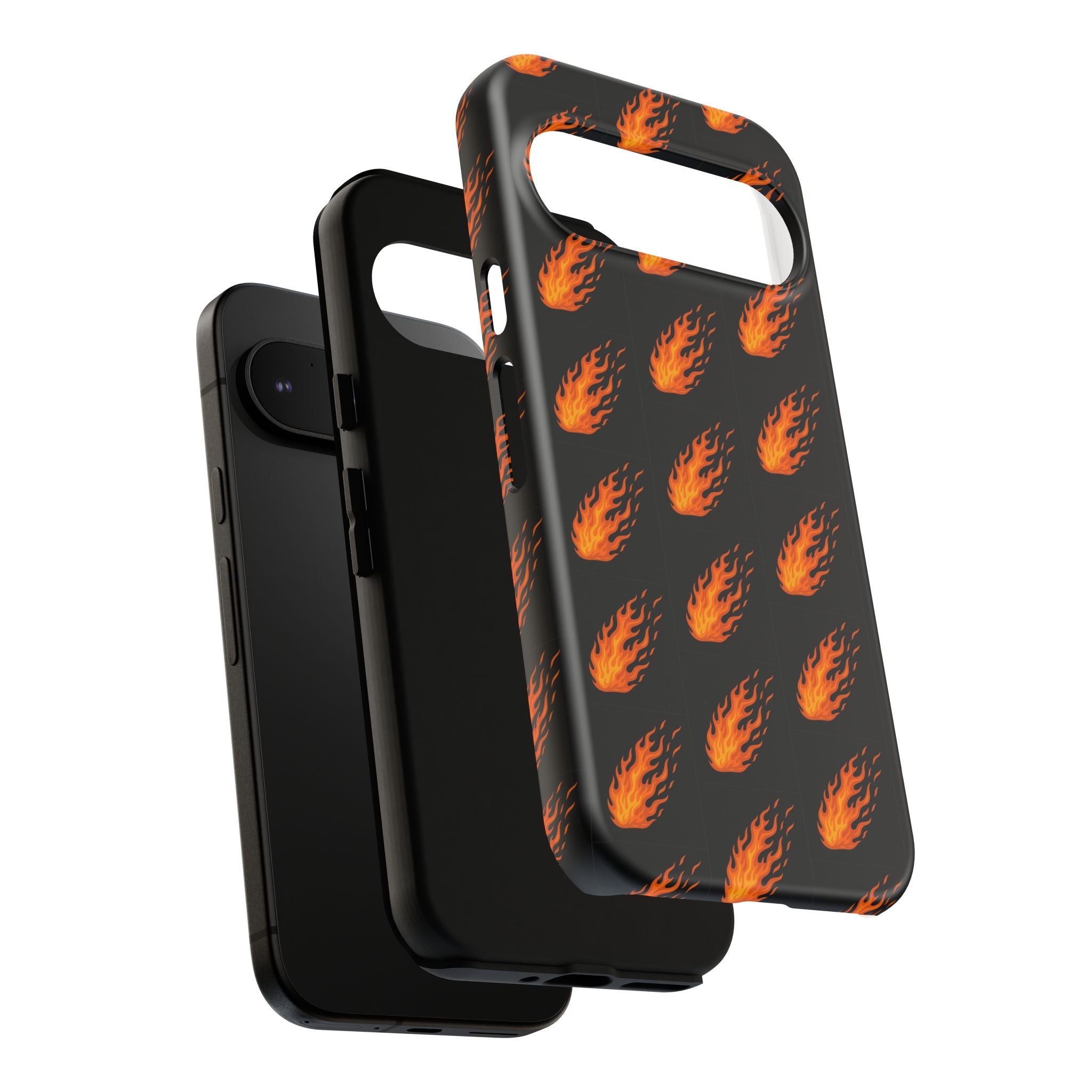 Flame Pattern Phone Case | Tough Cases for Adventurers, Gifts for Fire Lovers, Unique Cellphone Covers, Birthday Accessories, Cool [...]