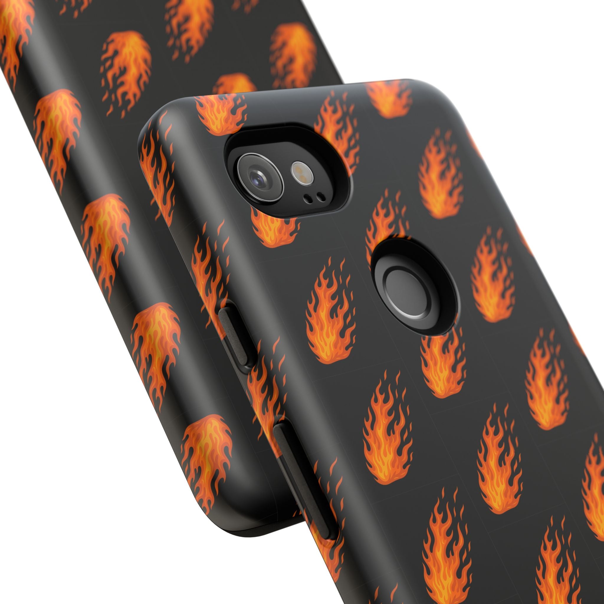 Flame Pattern Phone Case | Tough Cases for Adventurers, Gifts for Fire Lovers, Unique Cellphone Covers, Birthday Accessories, Cool [...]