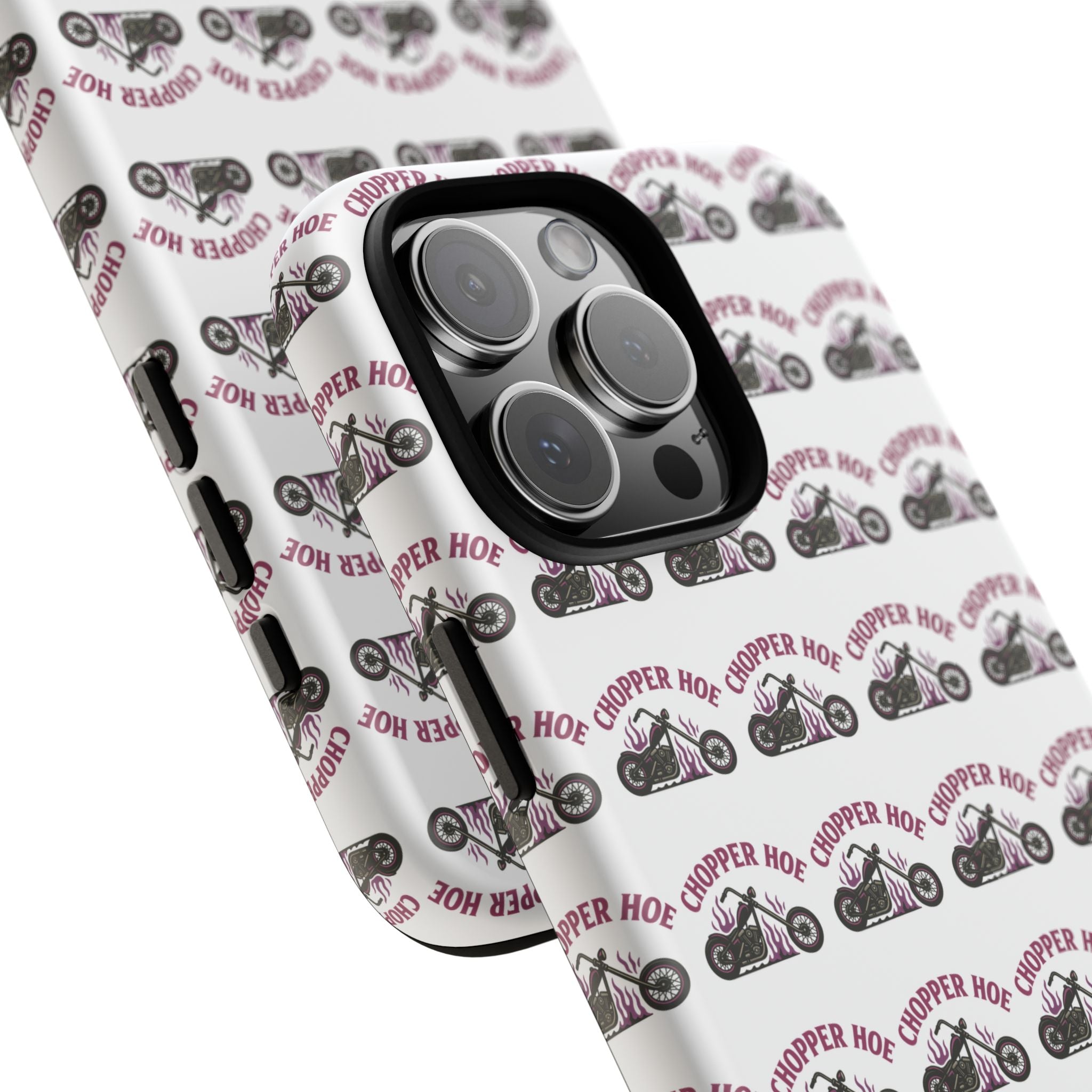 Chopper Hoe Phone Case, Tough Cases for Motorcycle Lovers, Biker Gifts, Custom Phone Cover, Cool Accessory for Him/Her