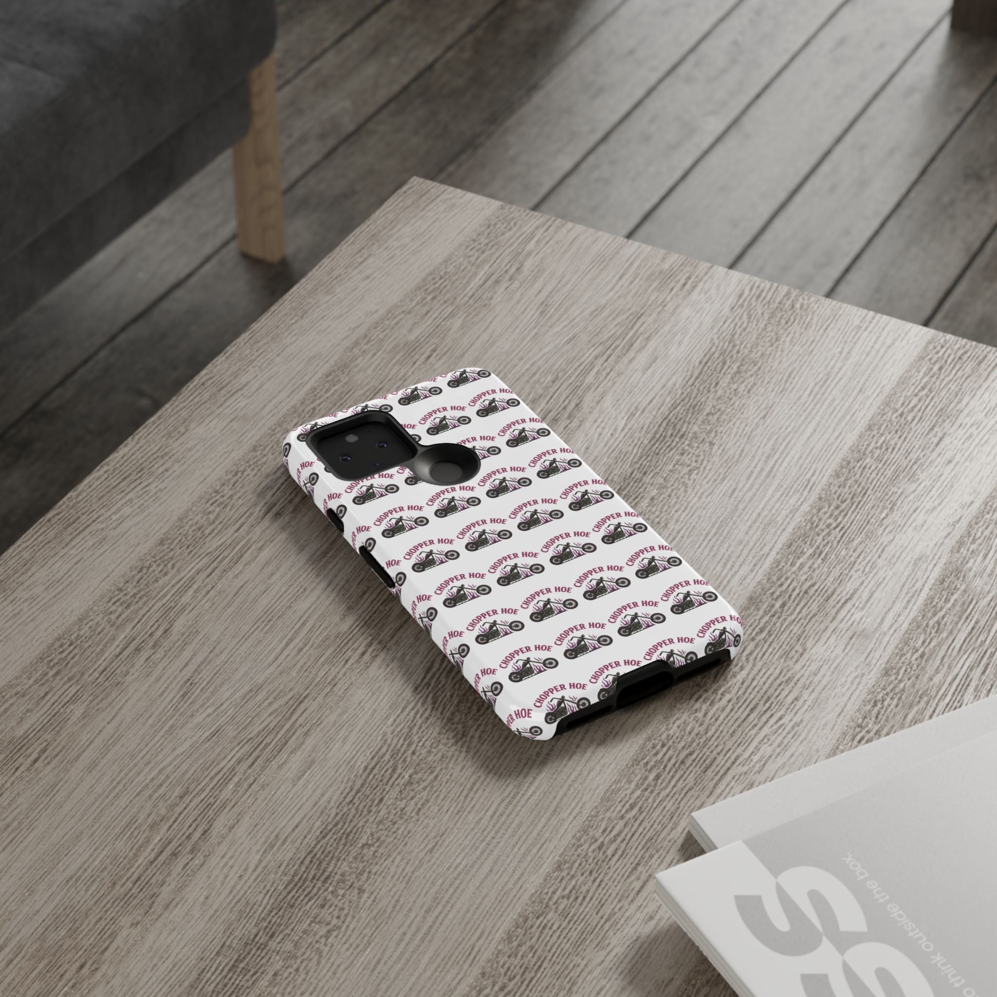 Chopper Hoe Phone Case, Tough Cases for Motorcycle Lovers, Biker Gifts, Custom Phone Cover, Cool Accessory for Him/Her