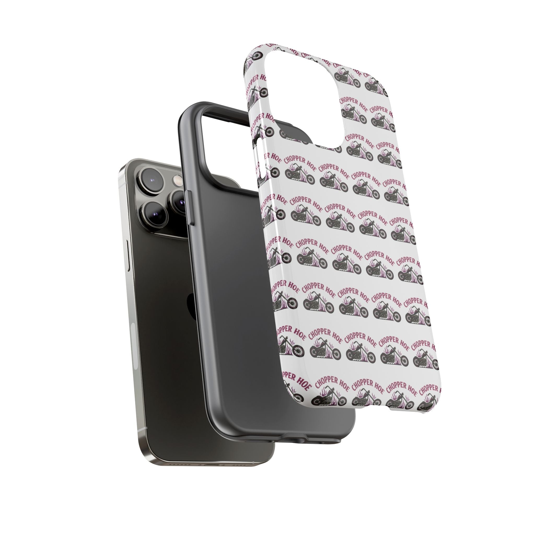 Chopper Hoe Phone Case, Tough Cases for Motorcycle Lovers, Biker Gifts, Custom Phone Cover, Cool Accessory for Him/Her
