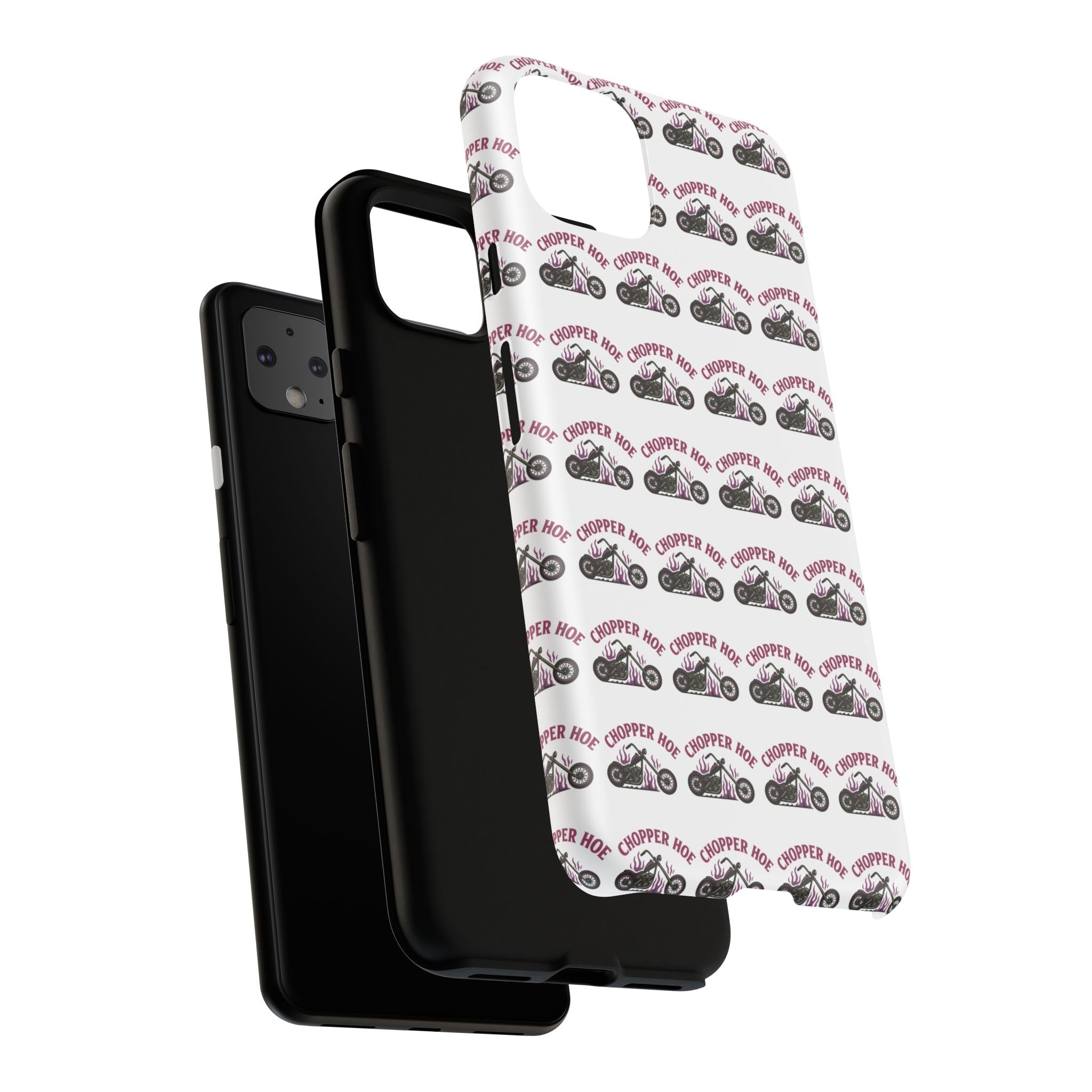 Chopper Hoe Phone Case, Tough Cases for Motorcycle Lovers, Biker Gifts, Custom Phone Cover, Cool Accessory for Him/Her