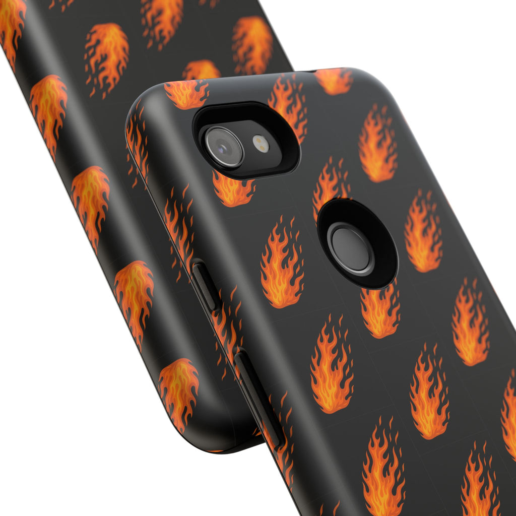 Flame Pattern Phone Case | Tough Cases for Adventurers, Gifts for Fire Lovers, Unique Cellphone Covers, Birthday Accessories, Cool [...]