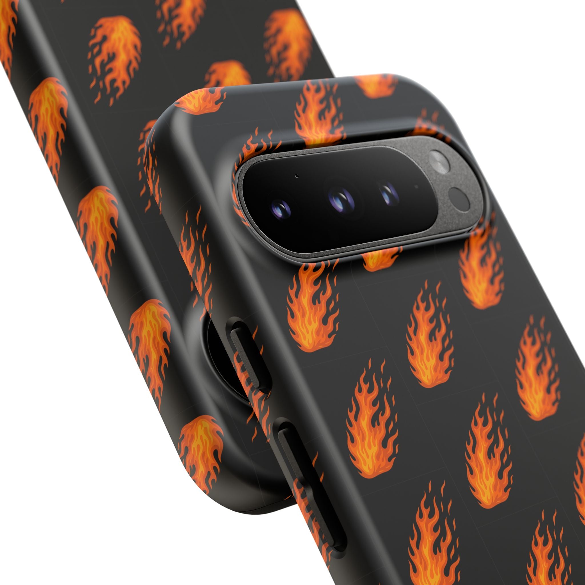 Flame Pattern Phone Case | Tough Cases for Adventurers, Gifts for Fire Lovers, Unique Cellphone Covers, Birthday Accessories, Cool [...]