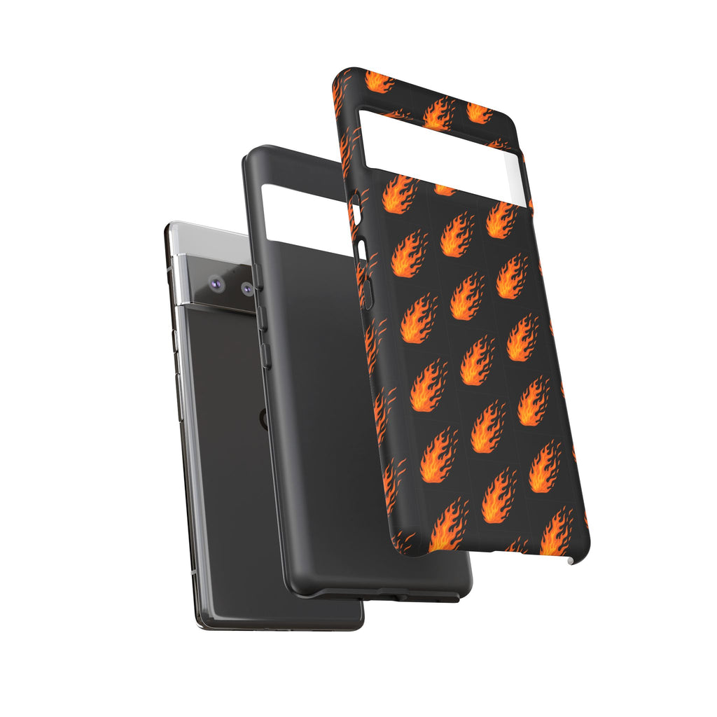 Flame Pattern Phone Case | Tough Cases for Adventurers, Gifts for Fire Lovers, Unique Cellphone Covers, Birthday Accessories, Cool [...]