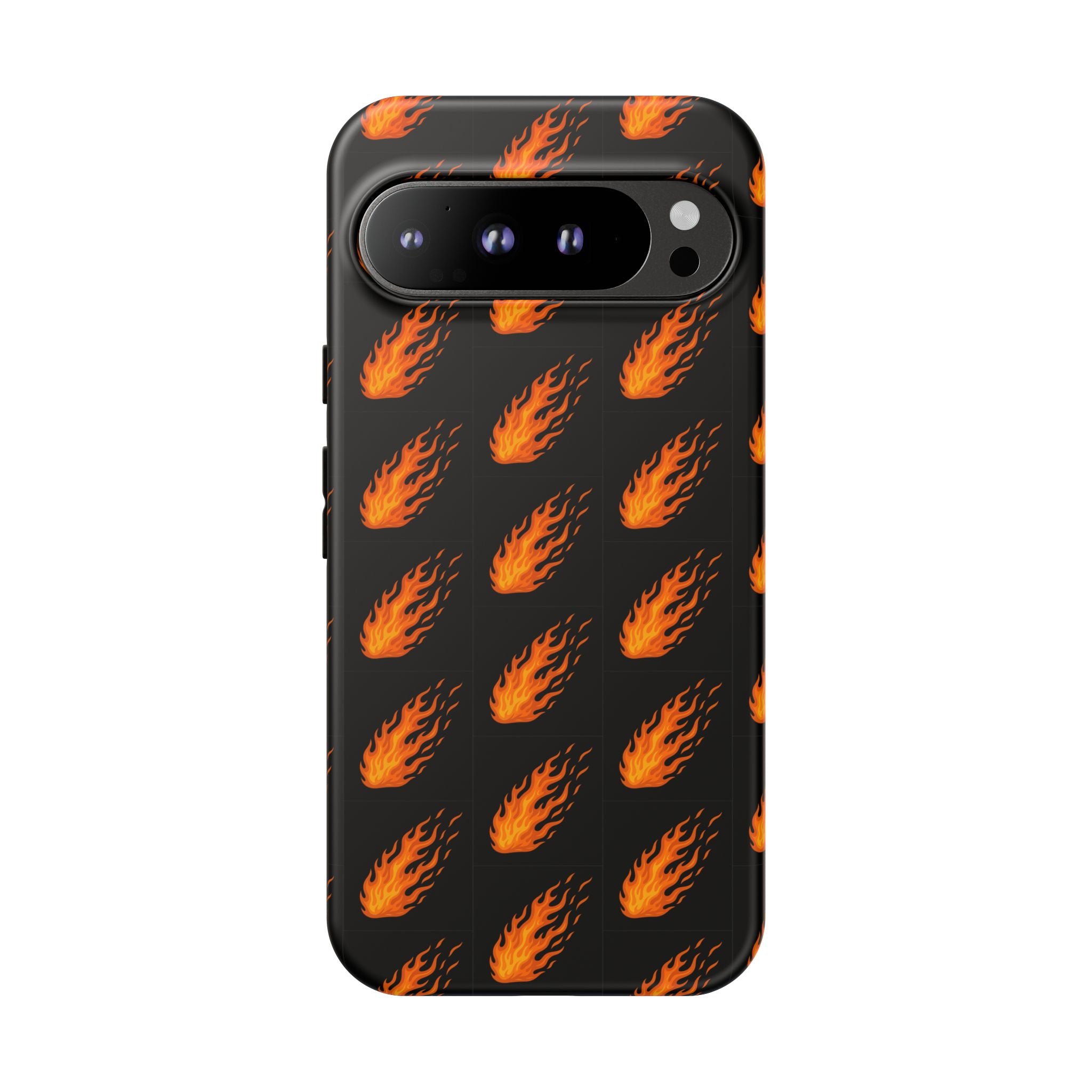 Flame Pattern Phone Case | Tough Cases for Adventurers, Gifts for Fire Lovers, Unique Cellphone Covers, Birthday Accessories, Cool [...]