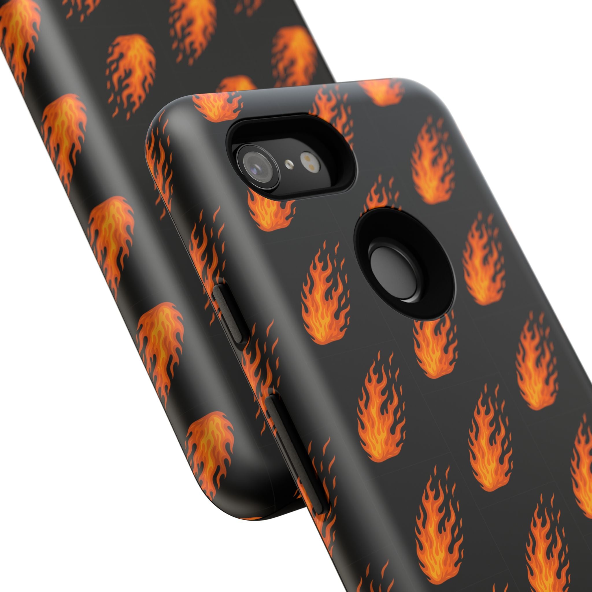 Flame Pattern Phone Case | Tough Cases for Adventurers, Gifts for Fire Lovers, Unique Cellphone Covers, Birthday Accessories, Cool [...]