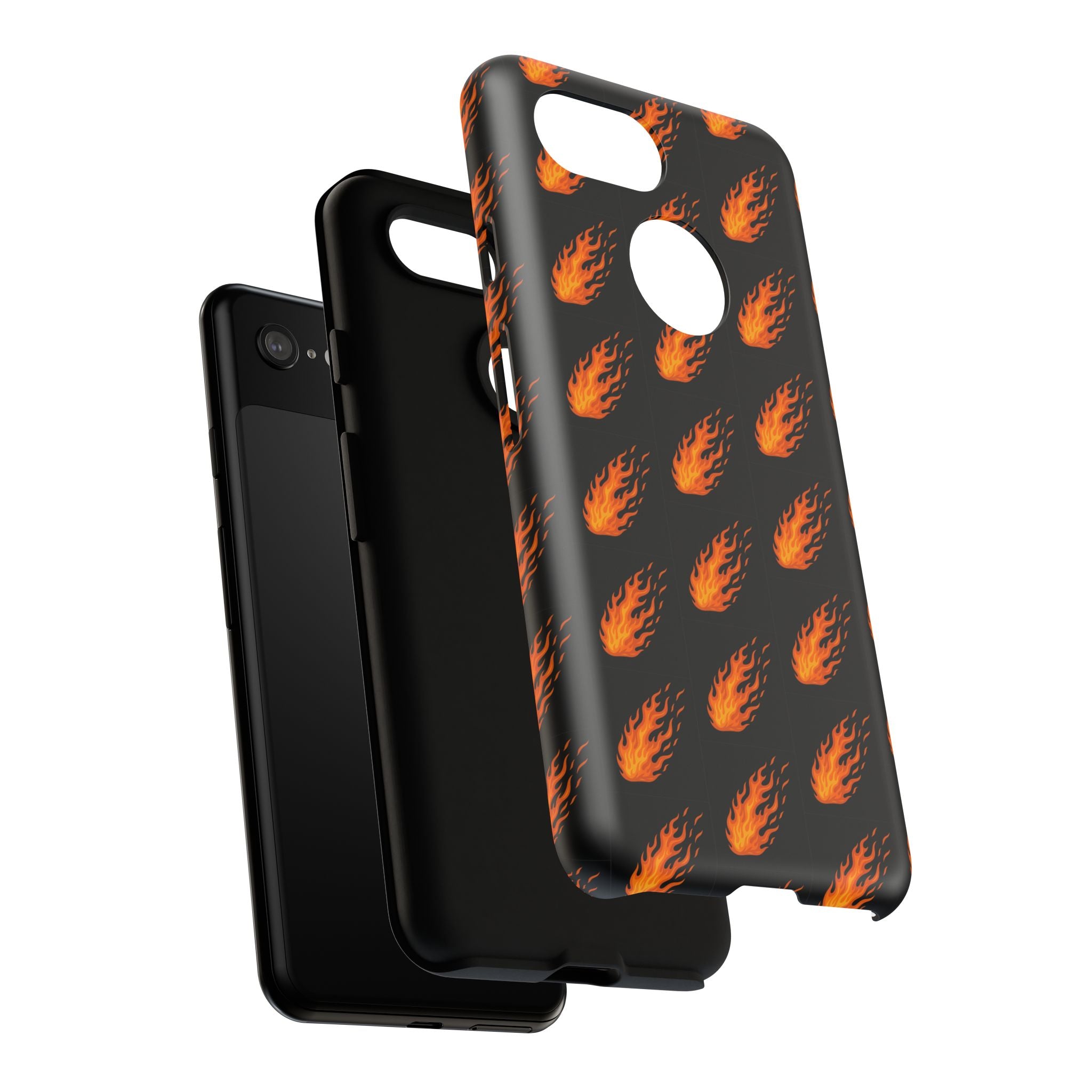 Flame Pattern Phone Case | Tough Cases for Adventurers, Gifts for Fire Lovers, Unique Cellphone Covers, Birthday Accessories, Cool [...]