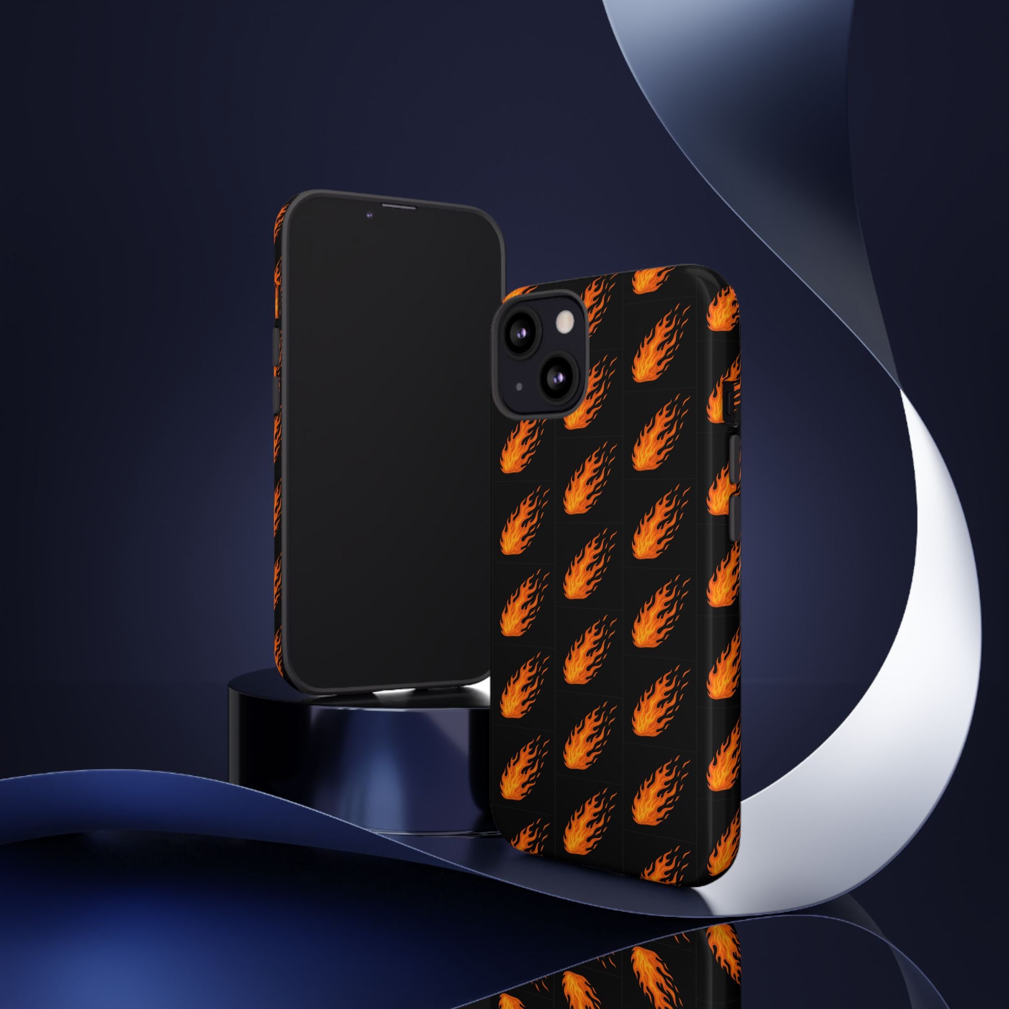 Flame Pattern Phone Case | Tough Cases for Adventurers, Gifts for Fire Lovers, Unique Cellphone Covers, Birthday Accessories, Cool [...]