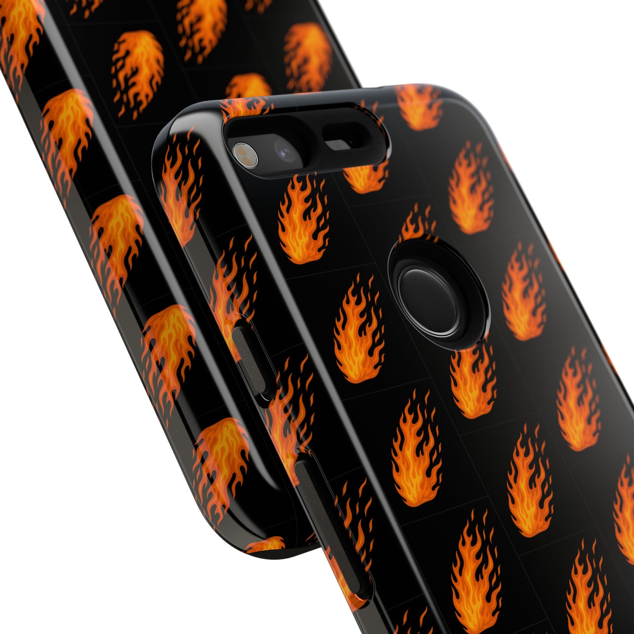 Flame Pattern Phone Case | Tough Cases for Adventurers, Gifts for Fire Lovers, Unique Cellphone Covers, Birthday Accessories, Cool [...]