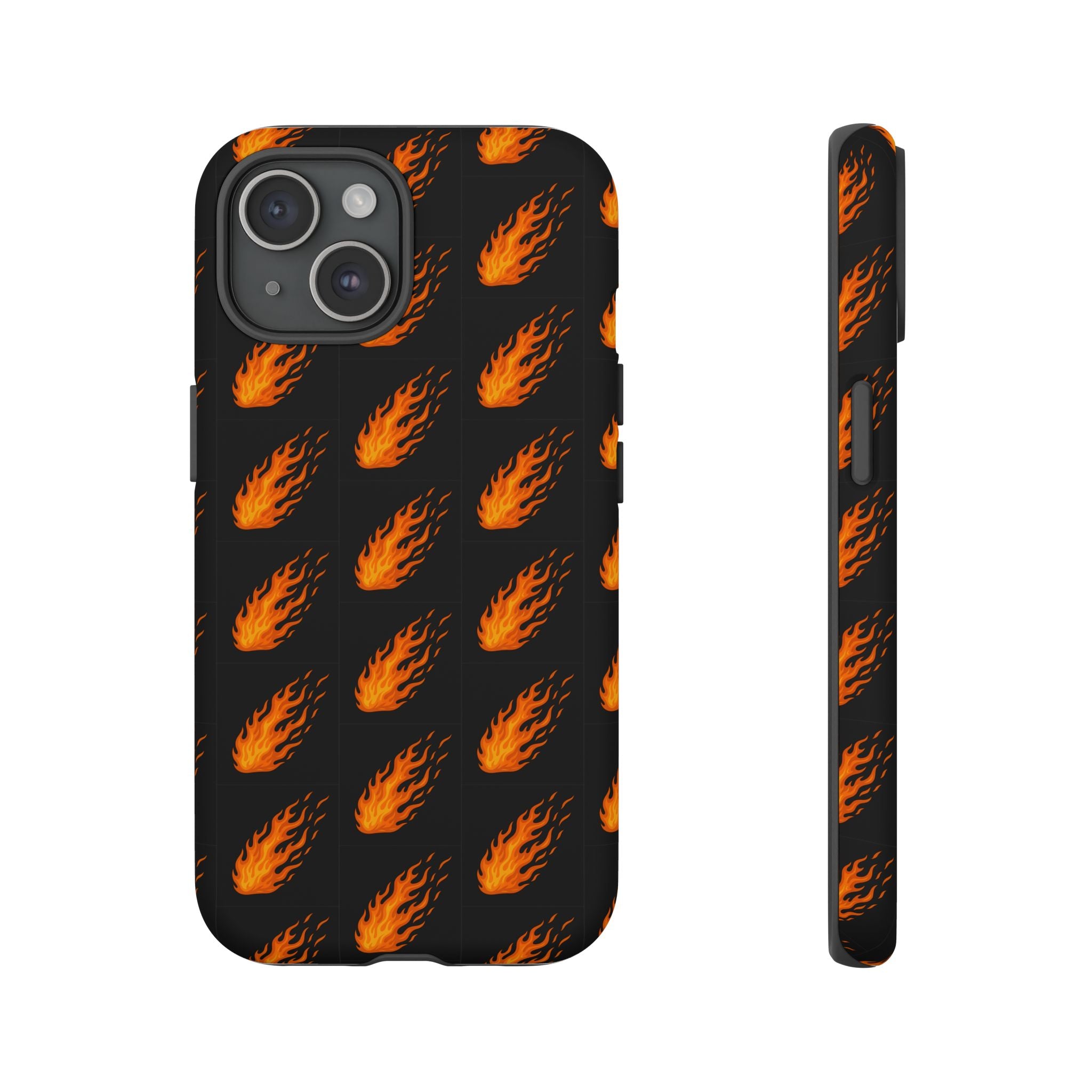 Flame Pattern Phone Case | Tough Cases for Adventurers, Gifts for Fire Lovers, Unique Cellphone Covers, Birthday Accessories, Cool [...]