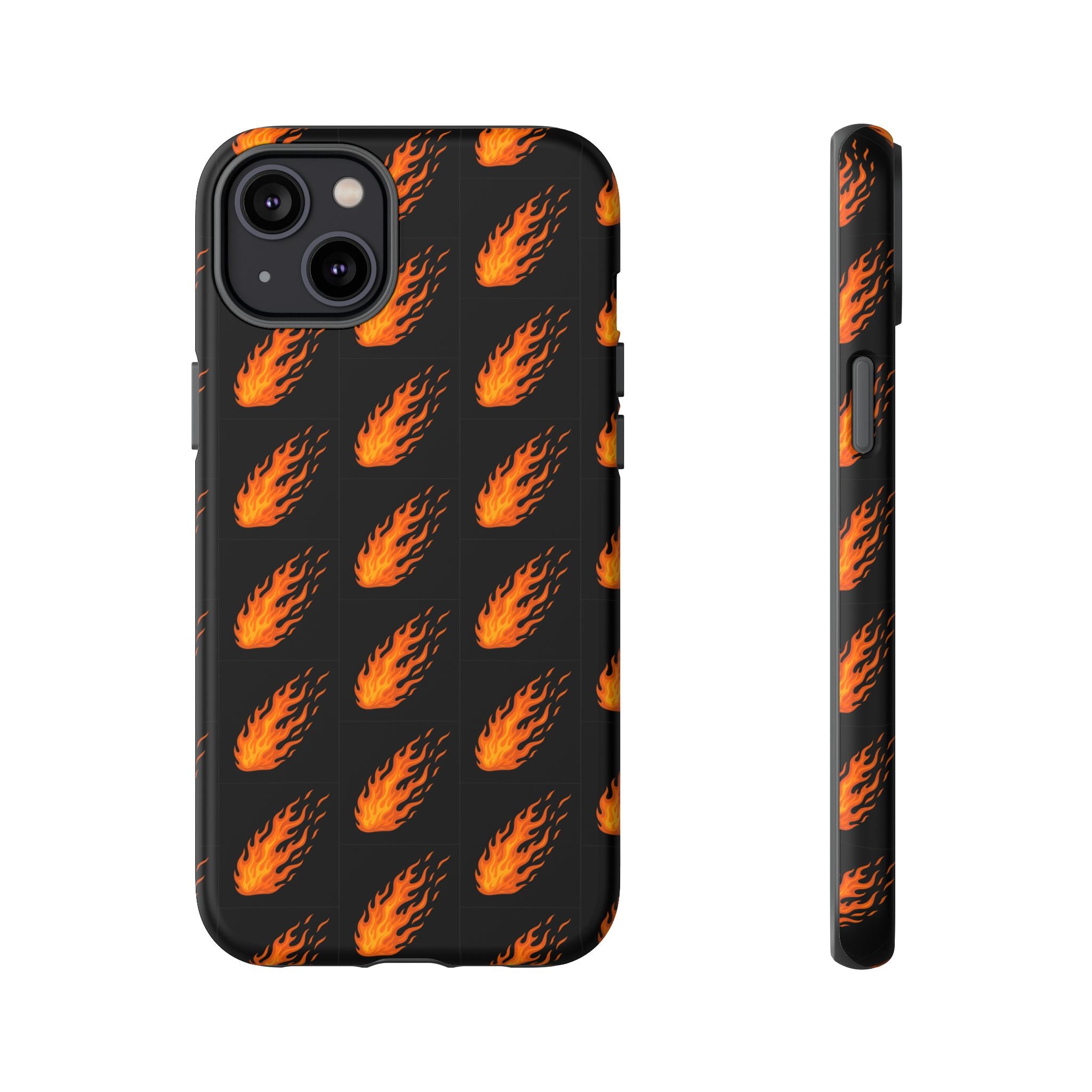 Flame Pattern Phone Case | Tough Cases for Adventurers, Gifts for Fire Lovers, Unique Cellphone Covers, Birthday Accessories, Cool [...]