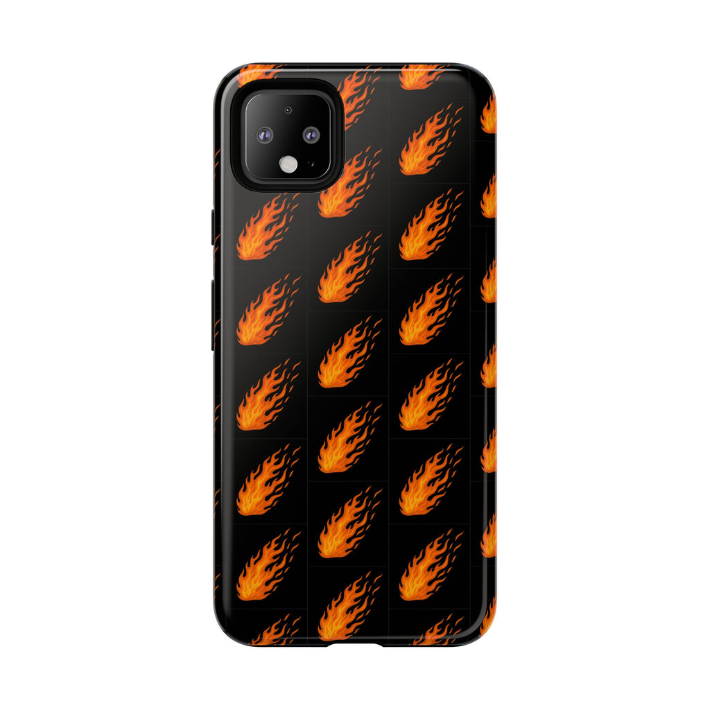 Flame Pattern Phone Case | Tough Cases for Adventurers, Gifts for Fire Lovers, Unique Cellphone Covers, Birthday Accessories, Cool [...]
