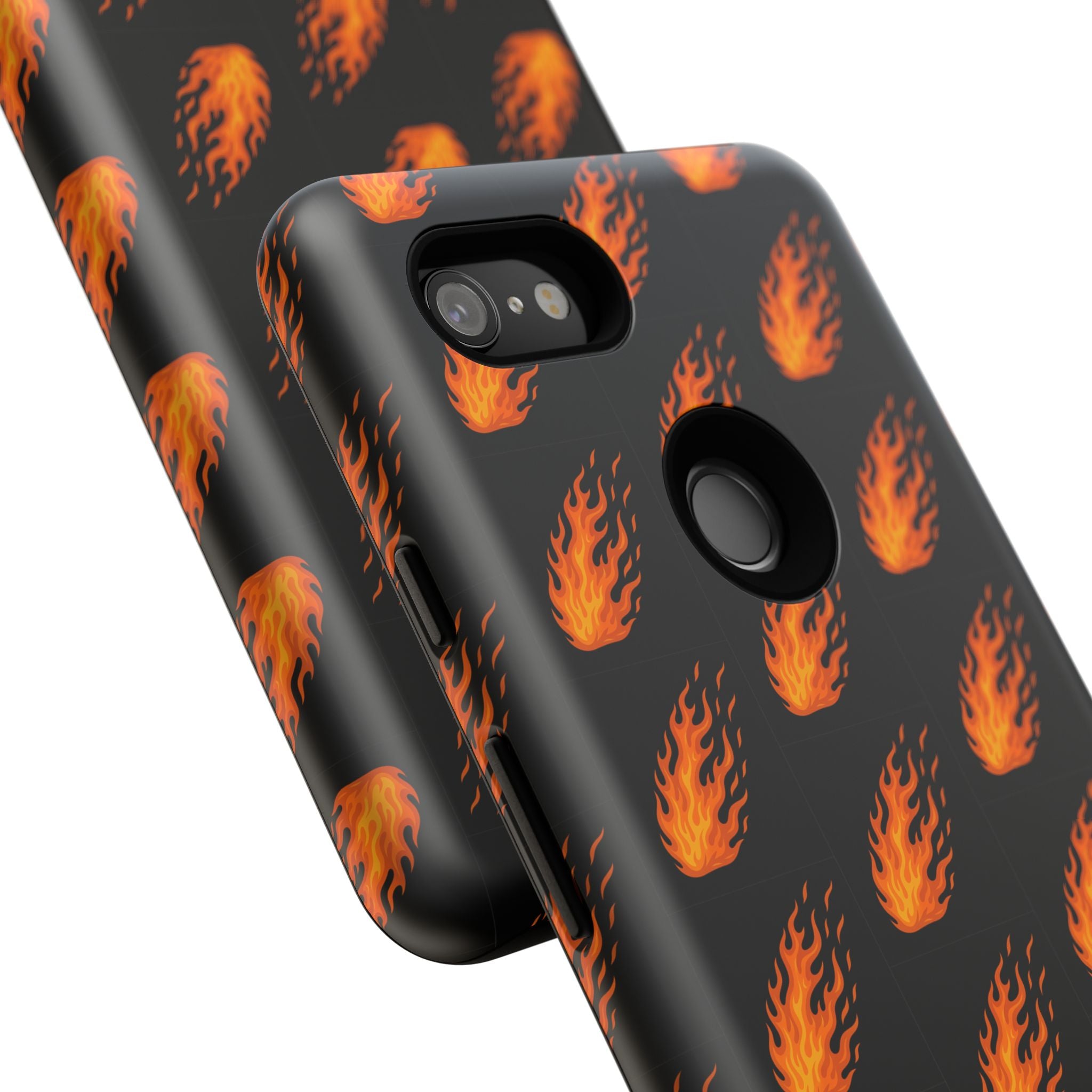 Flame Pattern Phone Case | Tough Cases for Adventurers, Gifts for Fire Lovers, Unique Cellphone Covers, Birthday Accessories, Cool [...]