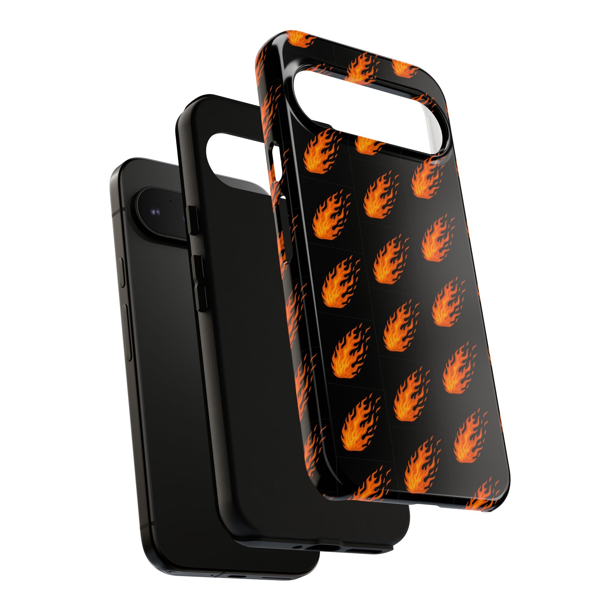 Flame Pattern Phone Case | Tough Cases for Adventurers, Gifts for Fire Lovers, Unique Cellphone Covers, Birthday Accessories, Cool [...]