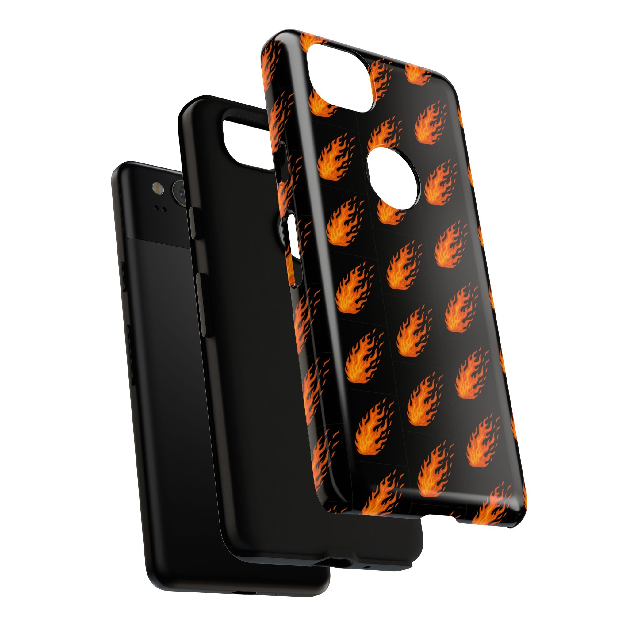 Flame Pattern Phone Case | Tough Cases for Adventurers, Gifts for Fire Lovers, Unique Cellphone Covers, Birthday Accessories, Cool [...]