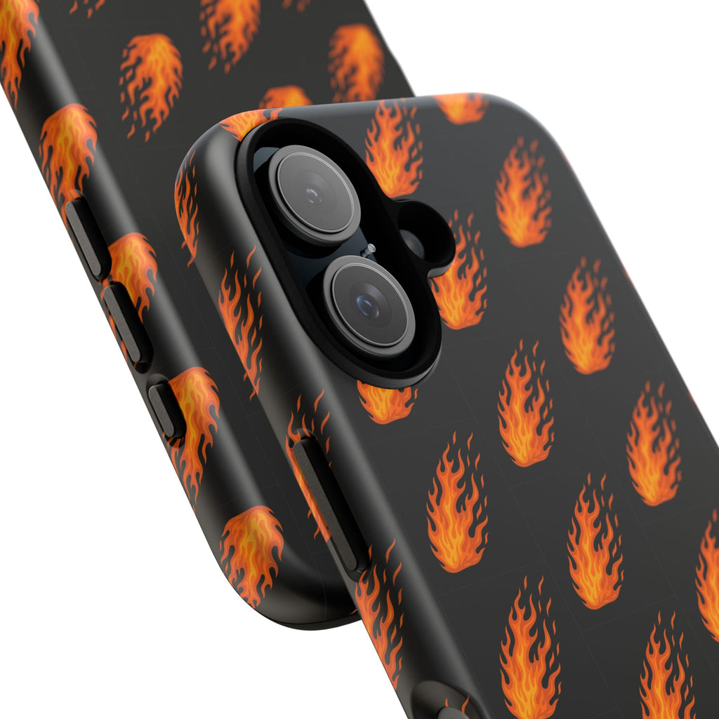 Flame Pattern Phone Case | Tough Cases for Adventurers, Gifts for Fire Lovers, Unique Cellphone Covers, Birthday Accessories, Cool [...]