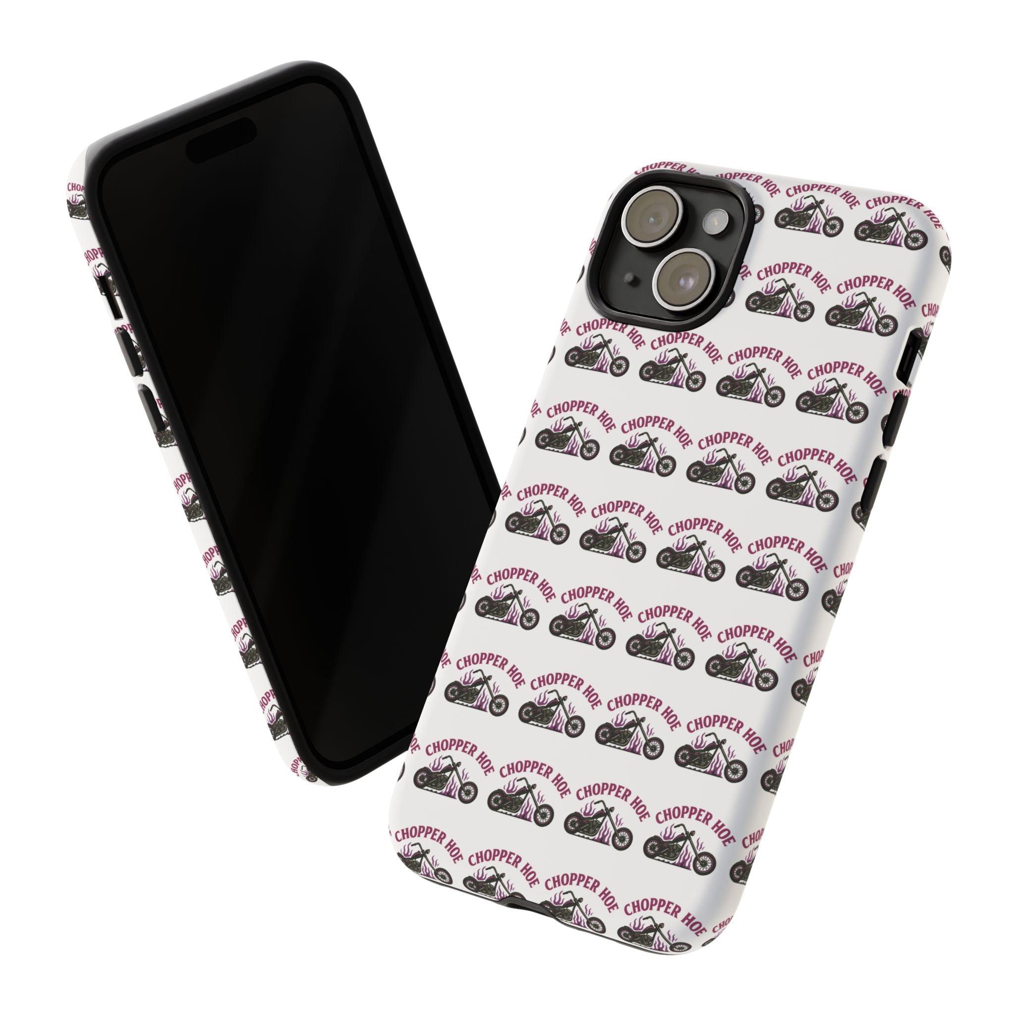 Chopper Hoe Phone Case, Tough Cases for Motorcycle Lovers, Biker Gifts, Custom Phone Cover, Cool Accessory for Him/Her