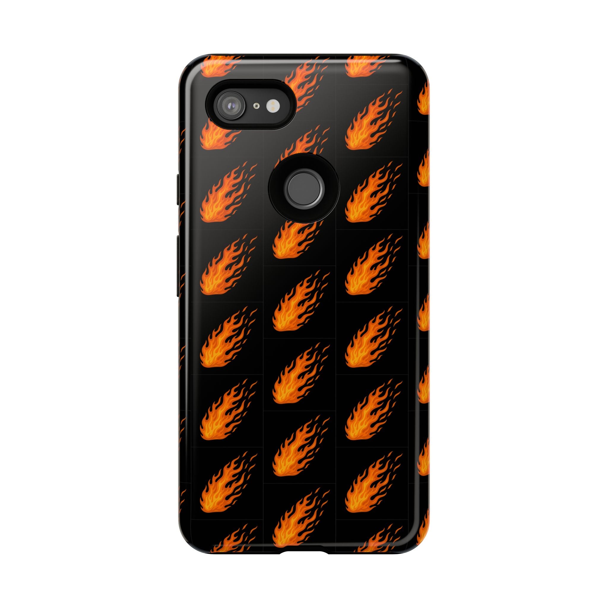 Flame Pattern Phone Case | Tough Cases for Adventurers, Gifts for Fire Lovers, Unique Cellphone Covers, Birthday Accessories, Cool [...]