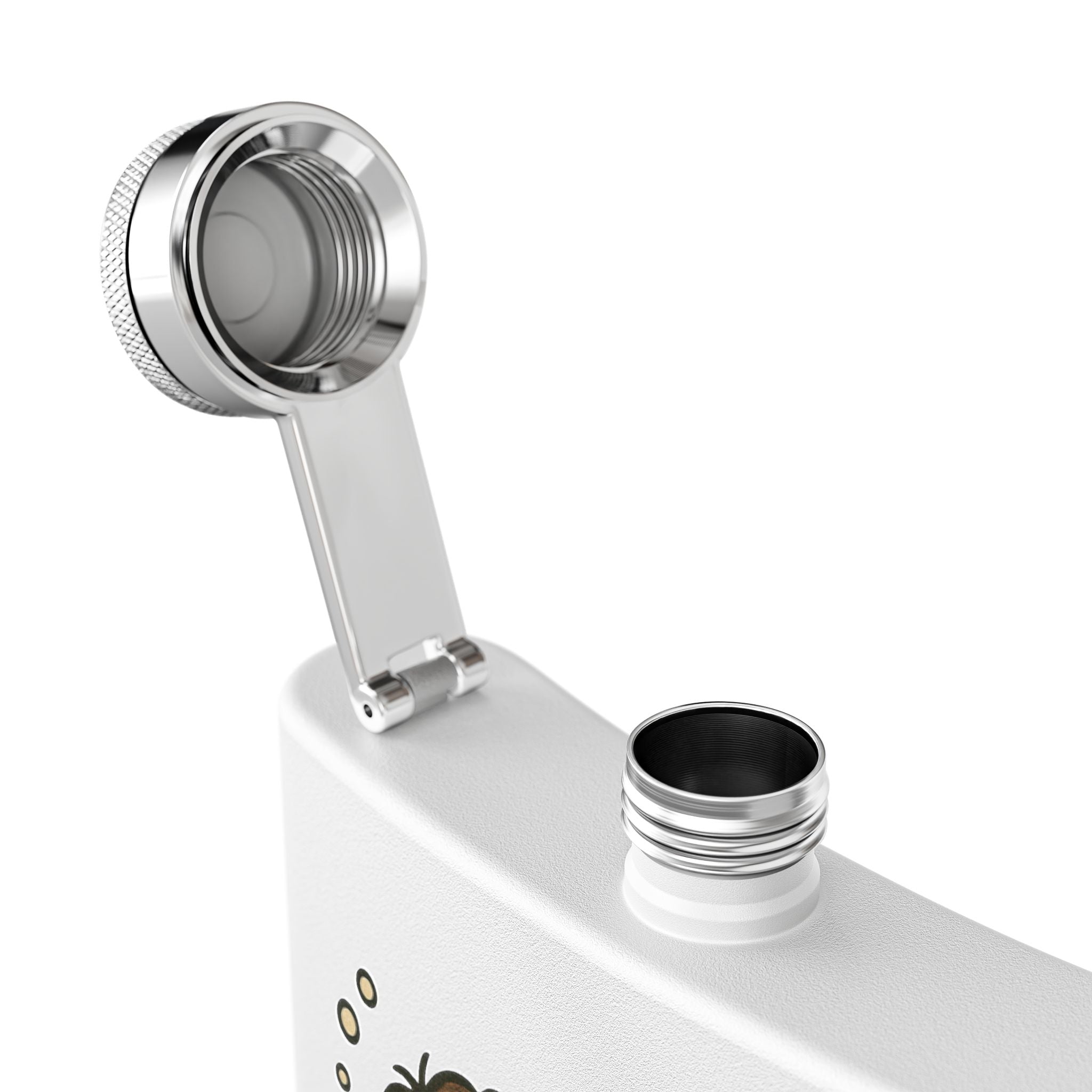 Humorous Stainless Steel Flask, Funny Gift for Dog Lovers, Party Accessory, Adventure Flask, Personalized Drinking Flask