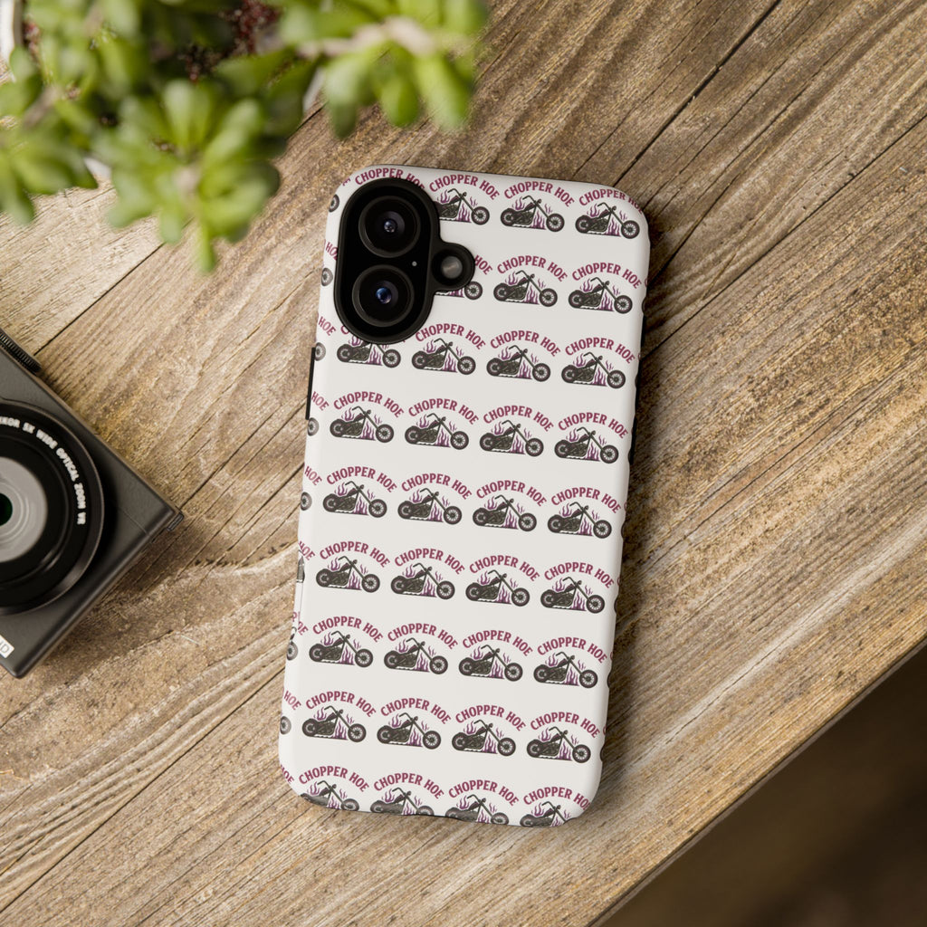 Chopper Hoe Phone Case, Tough Cases for Motorcycle Lovers, Biker Gifts, Custom Phone Cover, Cool Accessory for Him/Her