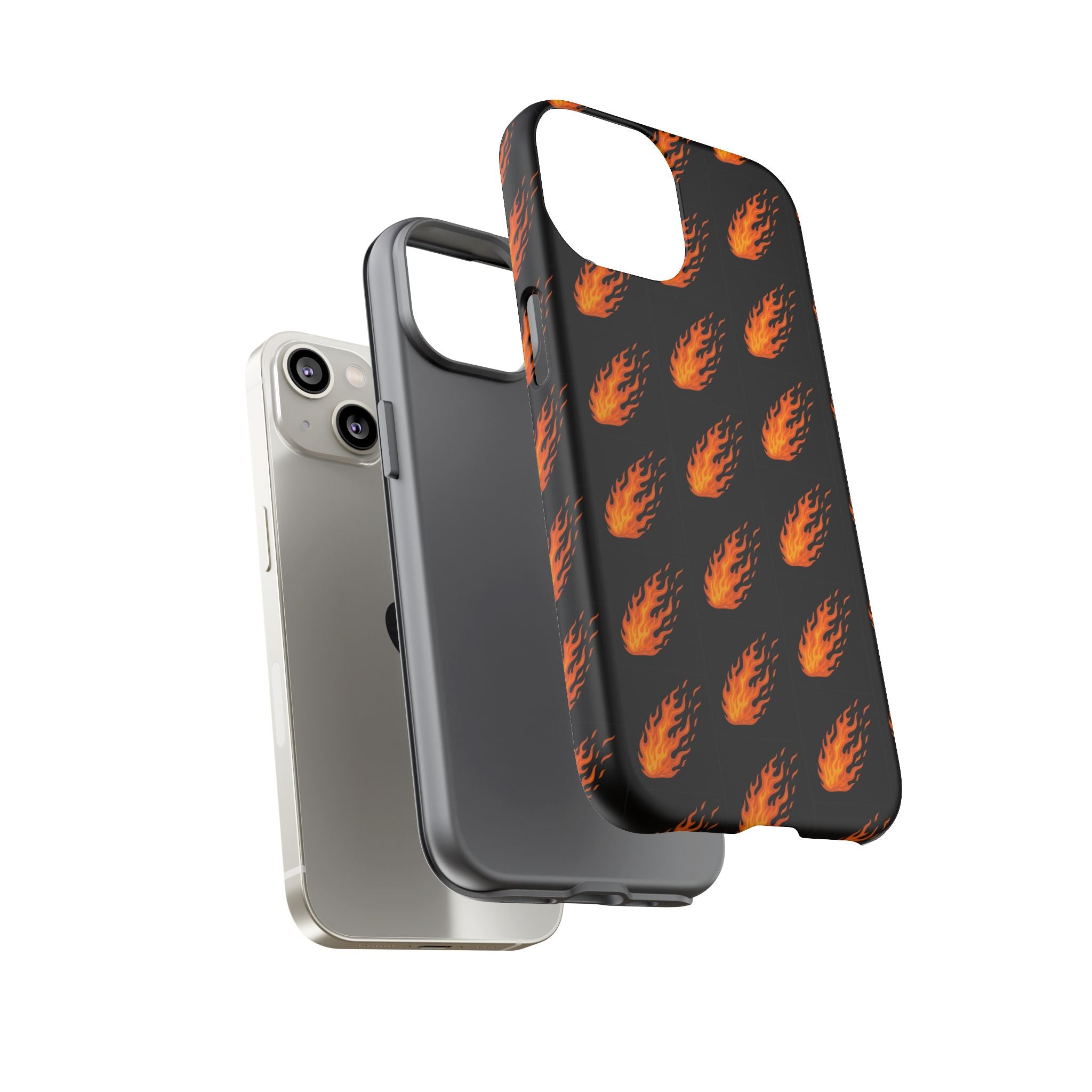 Flame Pattern Phone Case | Tough Cases for Adventurers, Gifts for Fire Lovers, Unique Cellphone Covers, Birthday Accessories, Cool [...]