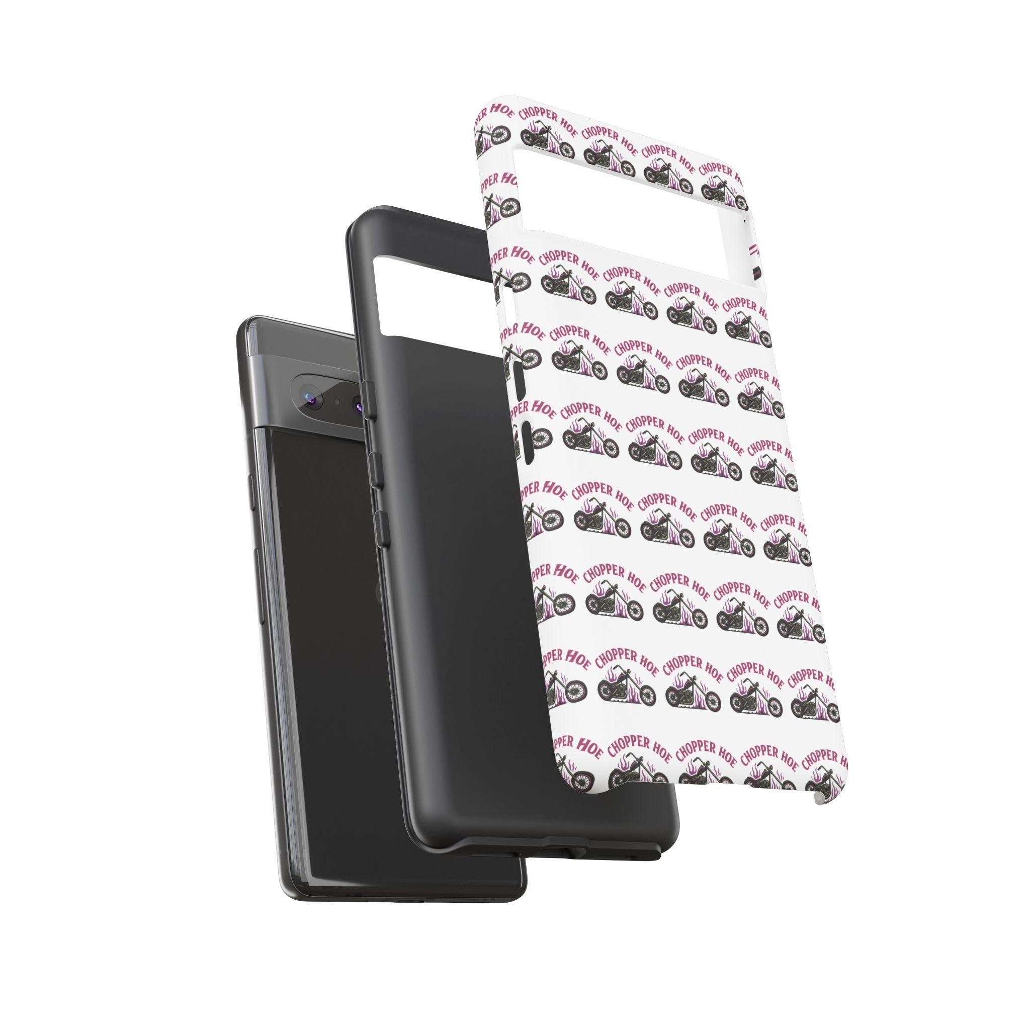 Chopper Hoe Phone Case, Tough Cases for Motorcycle Lovers, Biker Gifts, Custom Phone Cover, Cool Accessory for Him/Her