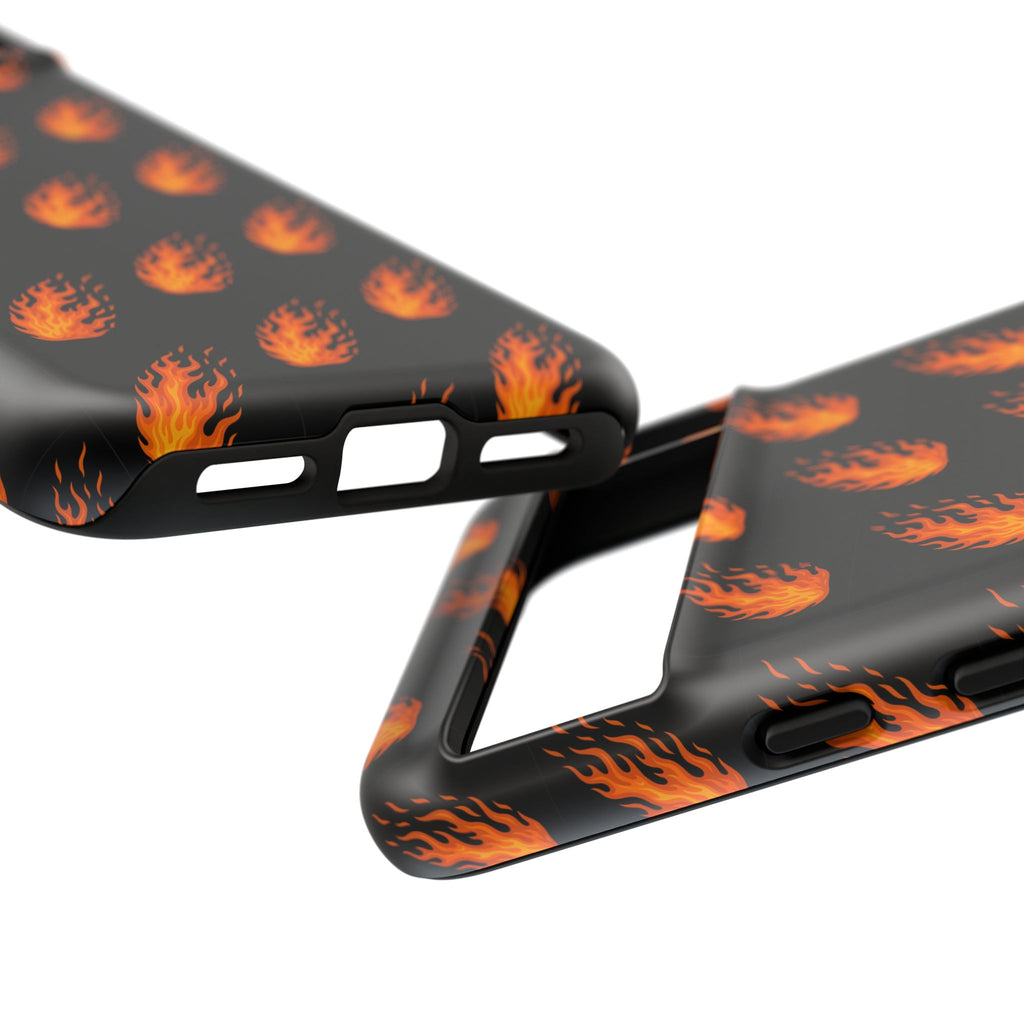 Flame Pattern Phone Case | Tough Cases for Adventurers, Gifts for Fire Lovers, Unique Cellphone Covers, Birthday Accessories, Cool [...]