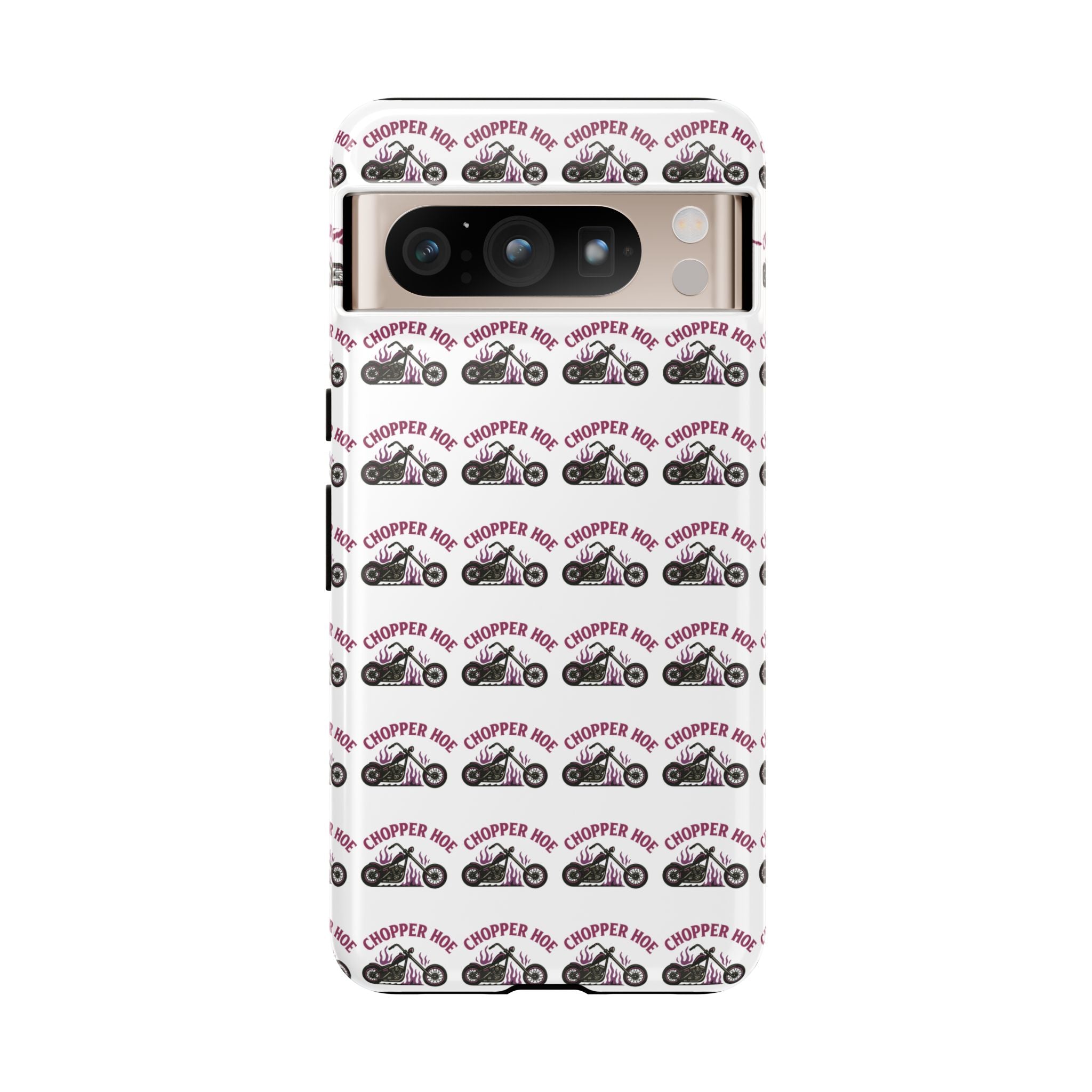 Chopper Hoe Phone Case, Tough Cases for Motorcycle Lovers, Biker Gifts, Custom Phone Cover, Cool Accessory for Him/Her