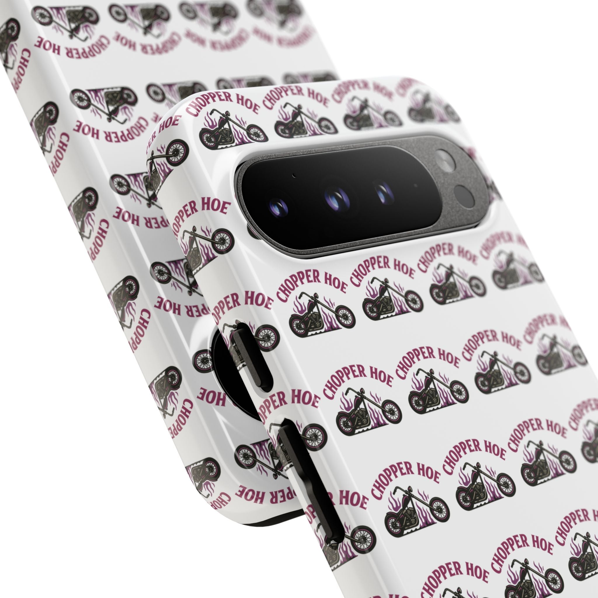 Chopper Hoe Phone Case, Tough Cases for Motorcycle Lovers, Biker Gifts, Custom Phone Cover, Cool Accessory for Him/Her