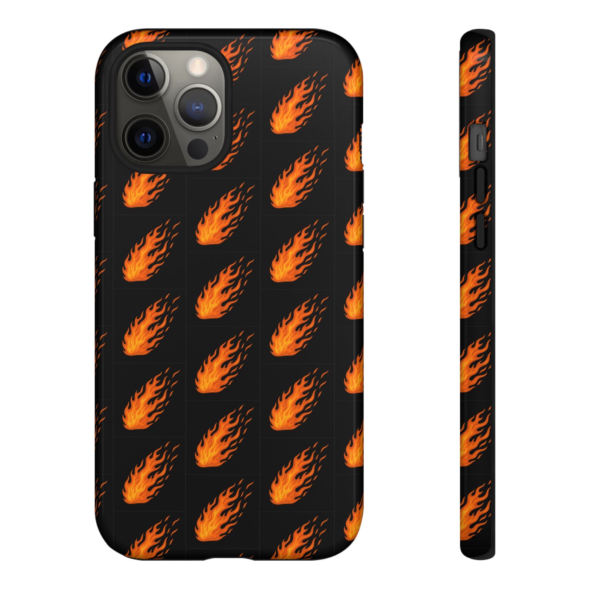 Flame Pattern Phone Case | Tough Cases for Adventurers, Gifts for Fire Lovers, Unique Cellphone Covers, Birthday Accessories, Cool [...]