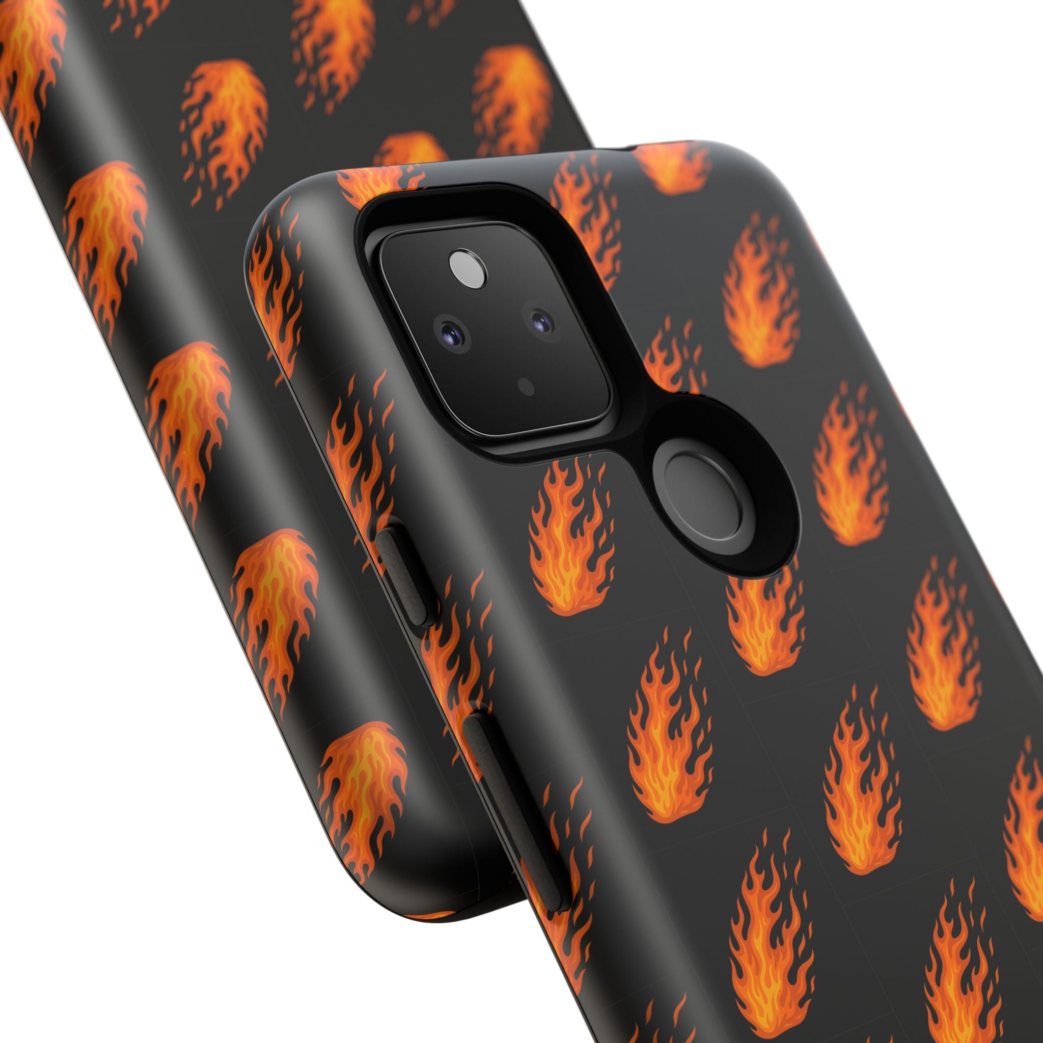 Flame Pattern Phone Case | Tough Cases for Adventurers, Gifts for Fire Lovers, Unique Cellphone Covers, Birthday Accessories, Cool [...]