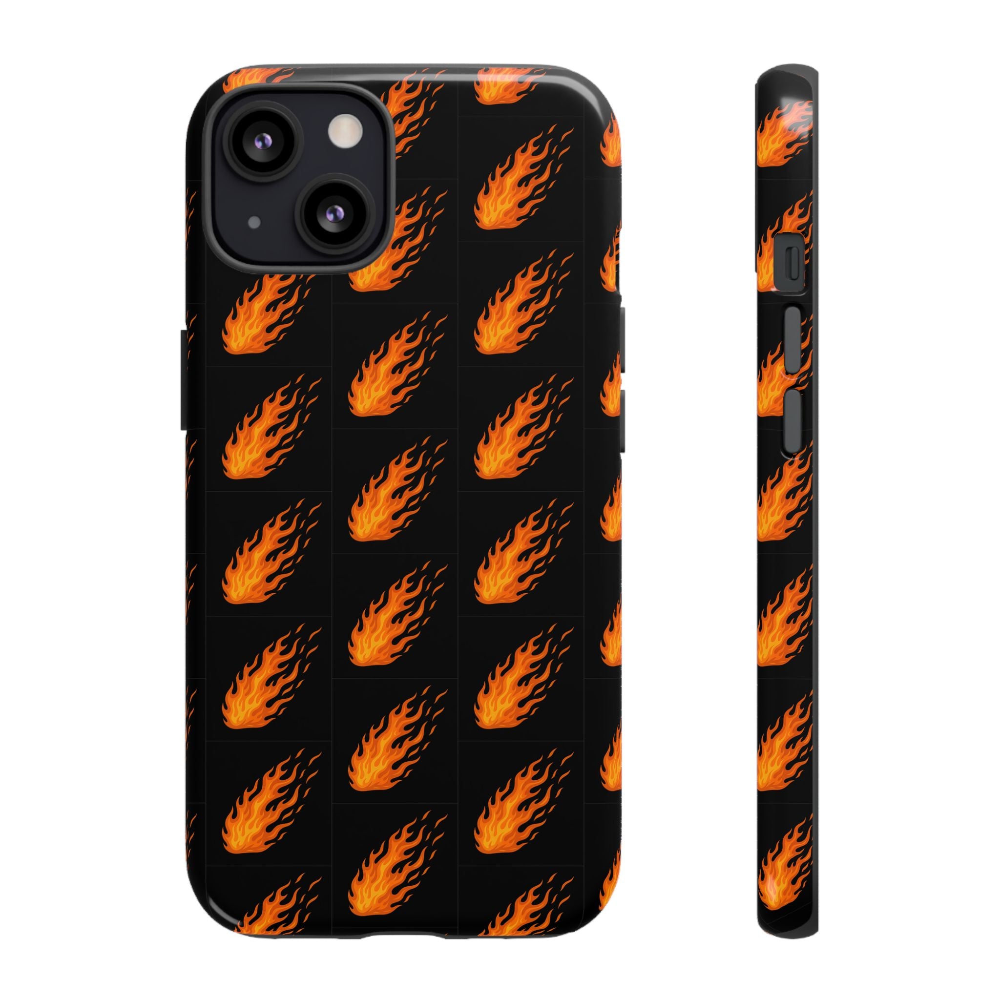 Flame Pattern Phone Case | Tough Cases for Adventurers, Gifts for Fire Lovers, Unique Cellphone Covers, Birthday Accessories, Cool [...]