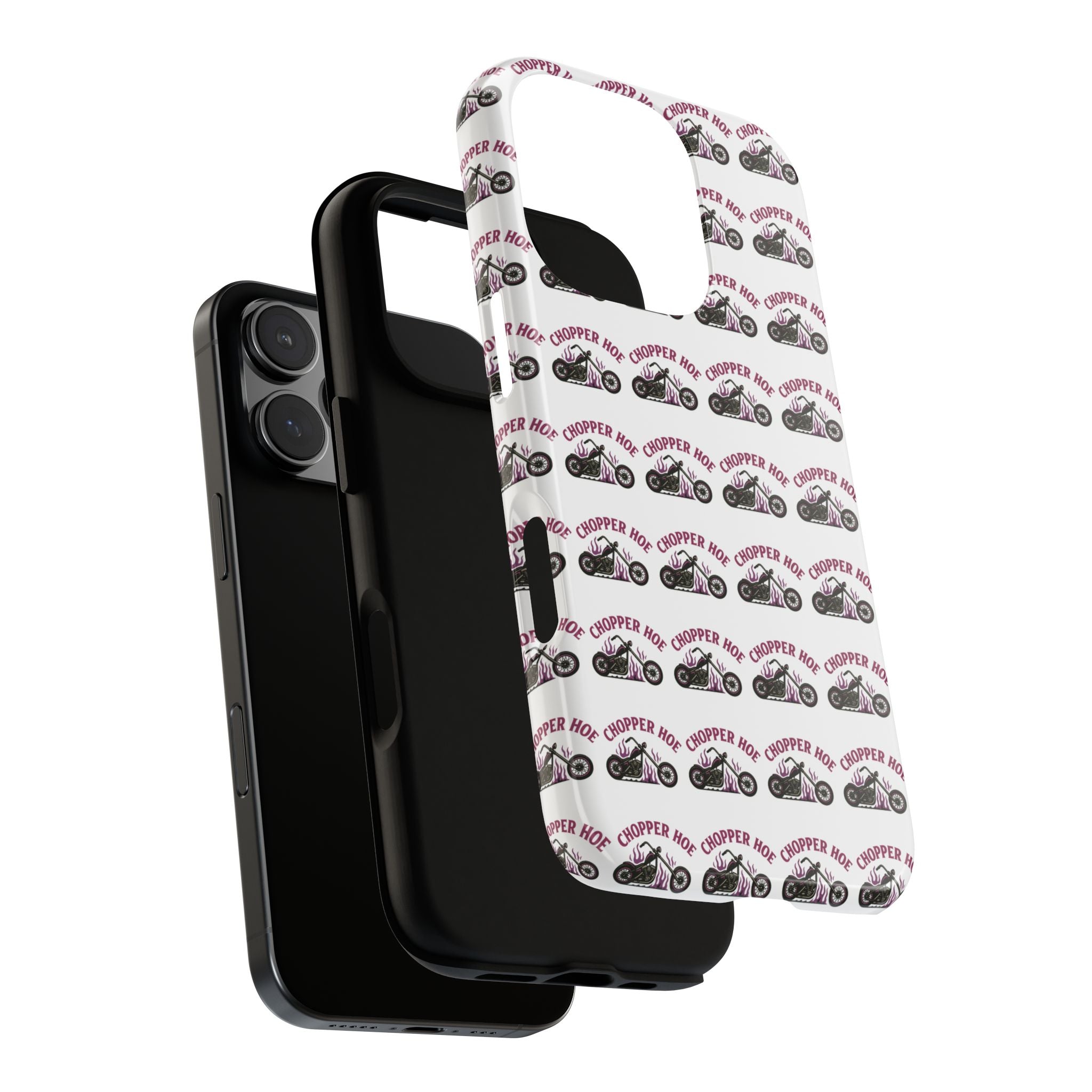 Chopper Hoe Phone Case, Tough Cases for Motorcycle Lovers, Biker Gifts, Custom Phone Cover, Cool Accessory for Him/Her