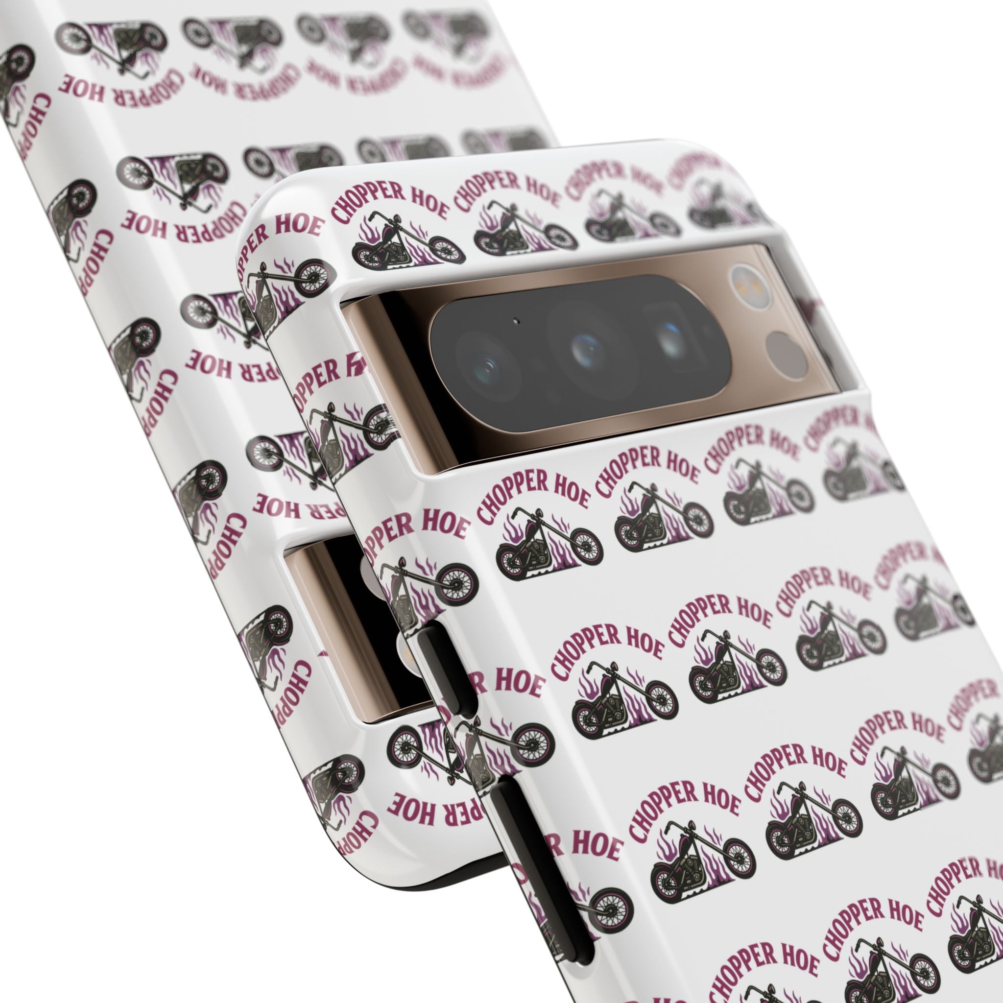 Chopper Hoe Phone Case, Tough Cases for Motorcycle Lovers, Biker Gifts, Custom Phone Cover, Cool Accessory for Him/Her